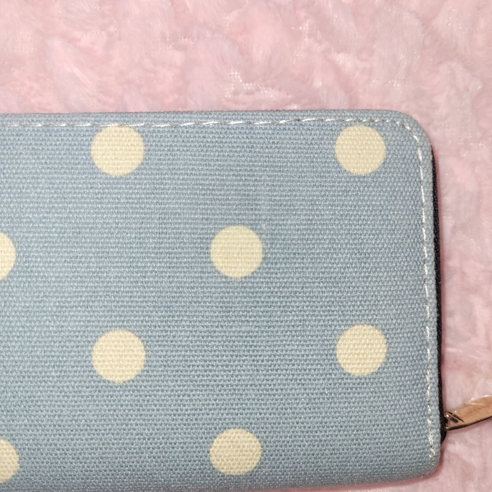 Canvas Wallet- Polka-Dot - Picture 15 of 16